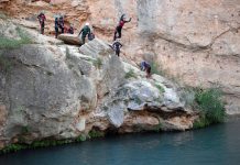 Un parque acuático natural