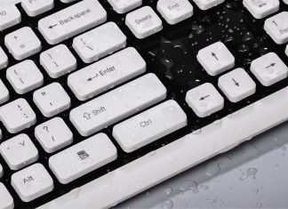Un teclado lavable