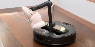 Saros Z70, un aspirador autónomo con brazo robótico Saros Z70, un aspirador autónomo con brazo robótico
