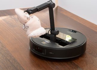 Saros Z70, un aspirador autónomo con brazo robótico Saros Z70, un aspirador autónomo con brazo robótico