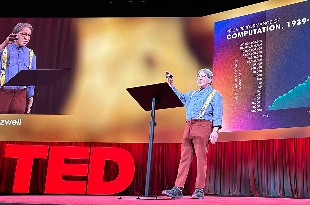 Foto: TED Conference / Flickr Ray Kurzweil
