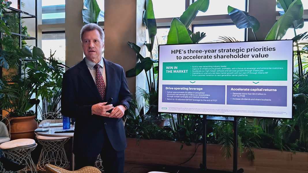 HPE_12122025_01 HPE prevé cifras récord de facturación fruto de la adquisición de Juniper Networks