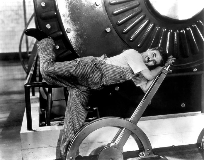 Chaplin_-_Modern_Times De Taylor a los agentes. La próxima gran reorganización del trabajo.